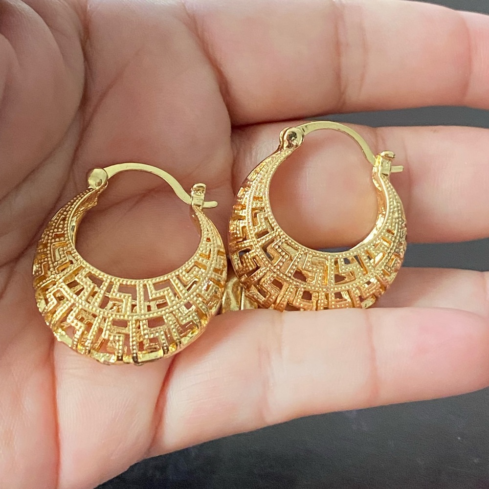 hoop earring.